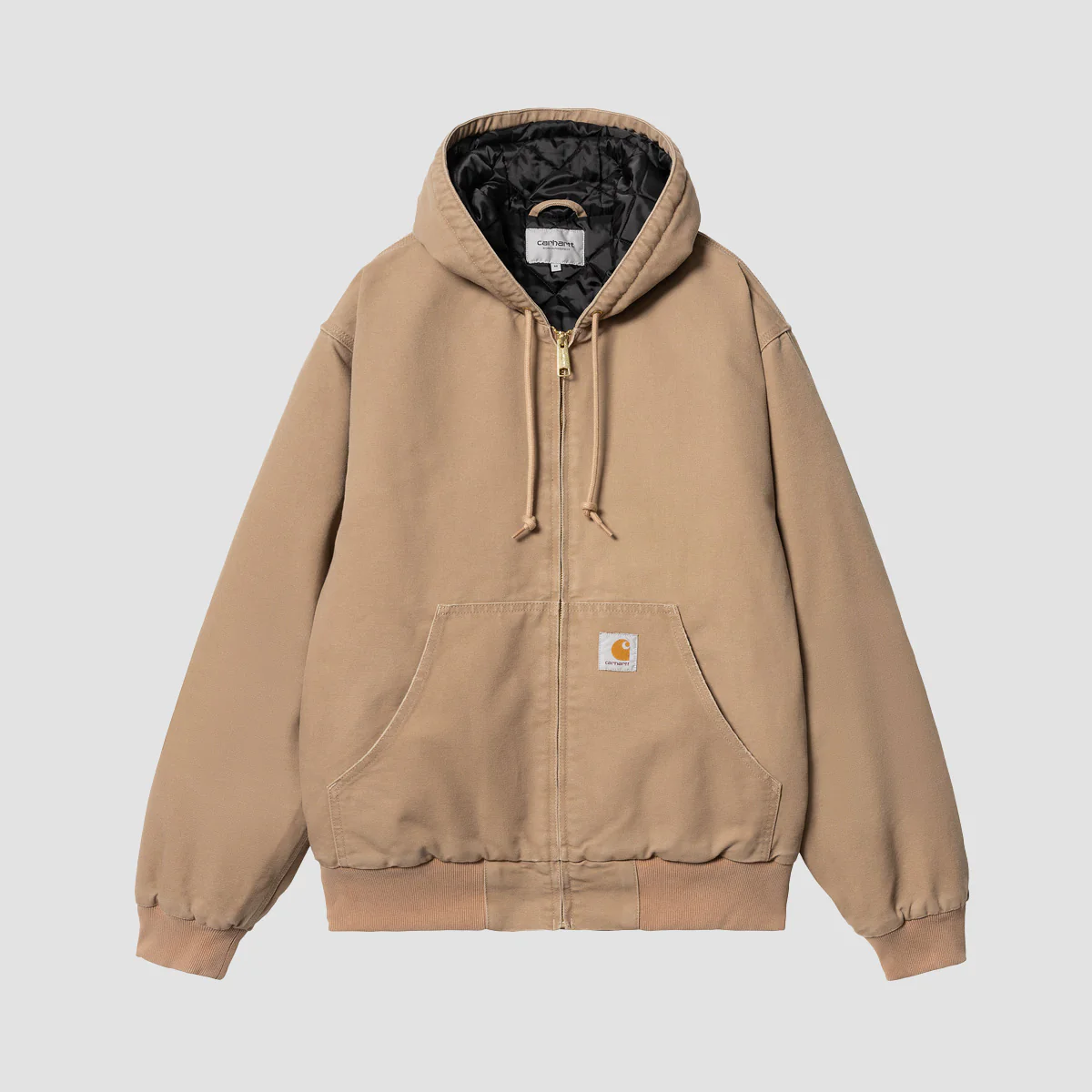 Carhartt WIP OG Active (Winter) Jacket Peanut Aged Canvas - Image 3