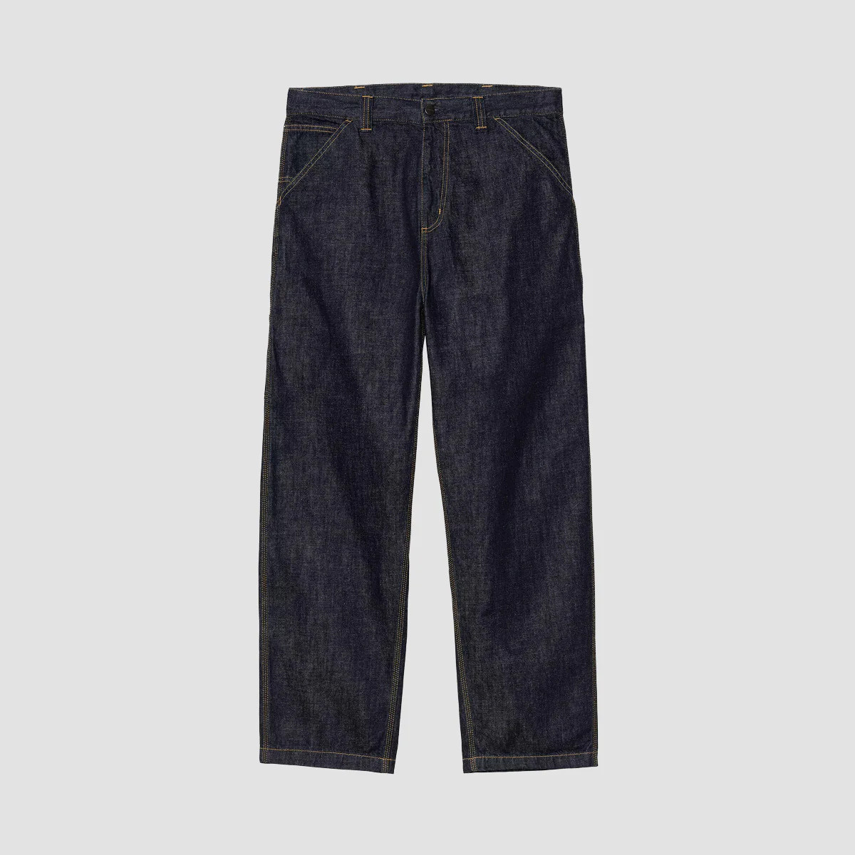 Carhartt WIP OG Single Knee Loose Fit Jeans Blue Rinsed - Image 4
