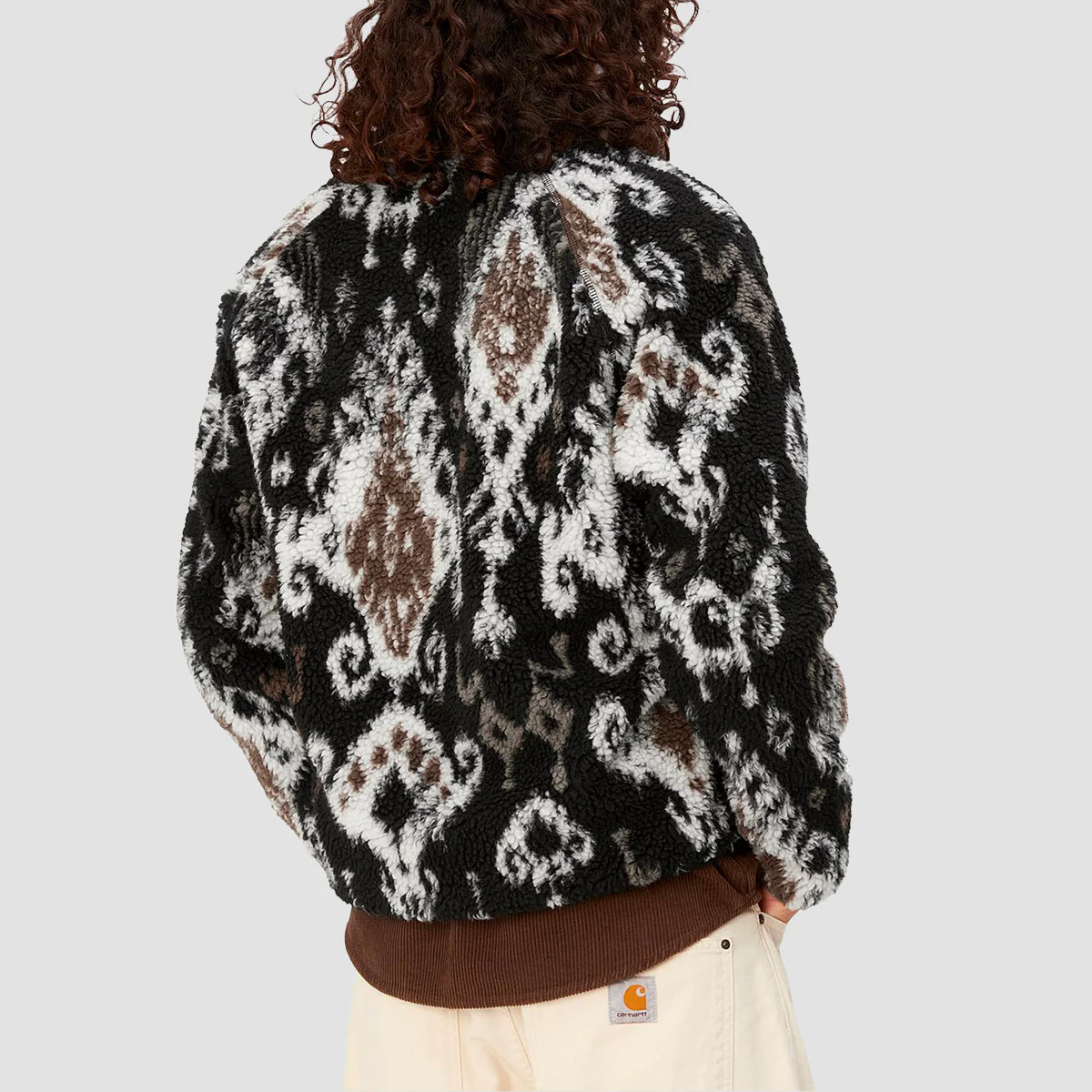 Carhartt WIP Prentis Liner Jacket Baru Jacquard/Black/Black - Image 2