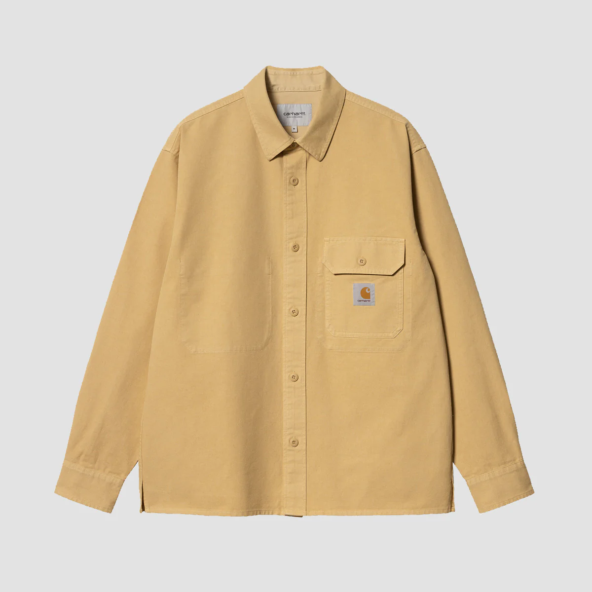 Carhartt WIP Reno Longsleeve Shirt Jac Bourbon Garment Dyed - Image 2