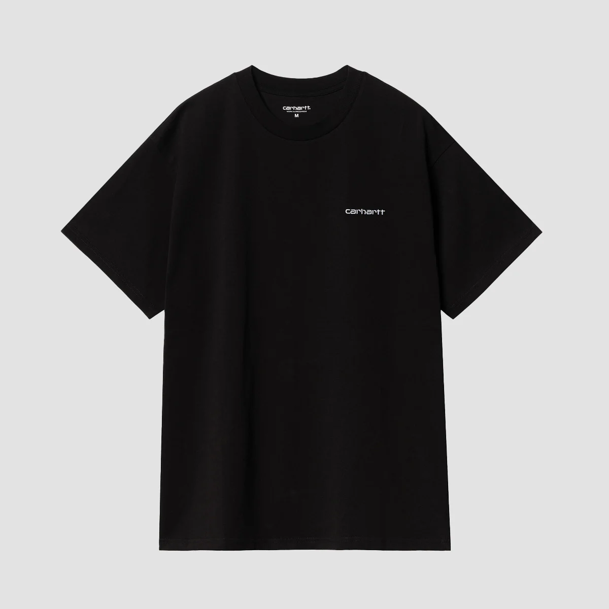 Carhartt WIP Script Embroidery T-Shirt Black/White - Image 2