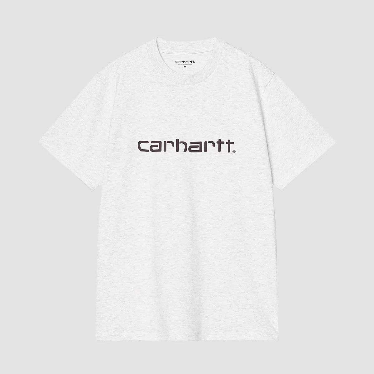 Carhartt WIP Script T-Shirt Ash Heather/Cozy Purple