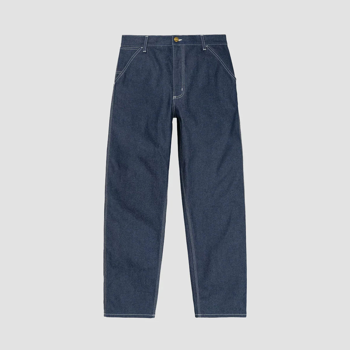 Carhartt WIP Simple Relaxed Fit Jeans Blue Rigid - Image 3