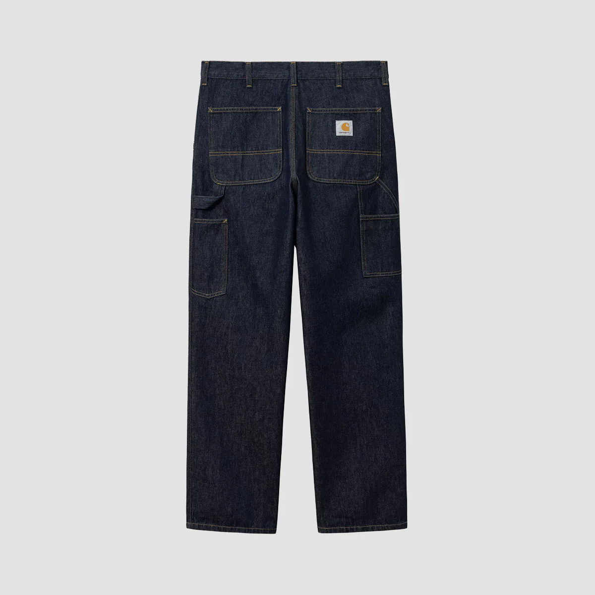 Carhartt WIP Single Knee Relaxed Fit Jeans Blue Rinsed - Image 3