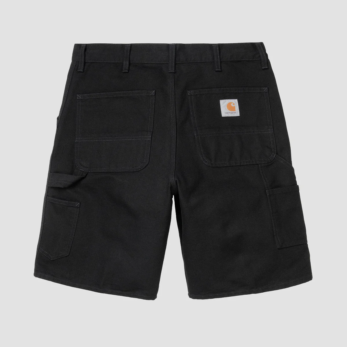 Carhartt WIP Single Knee Shorts Black Rinsed - Image 3
