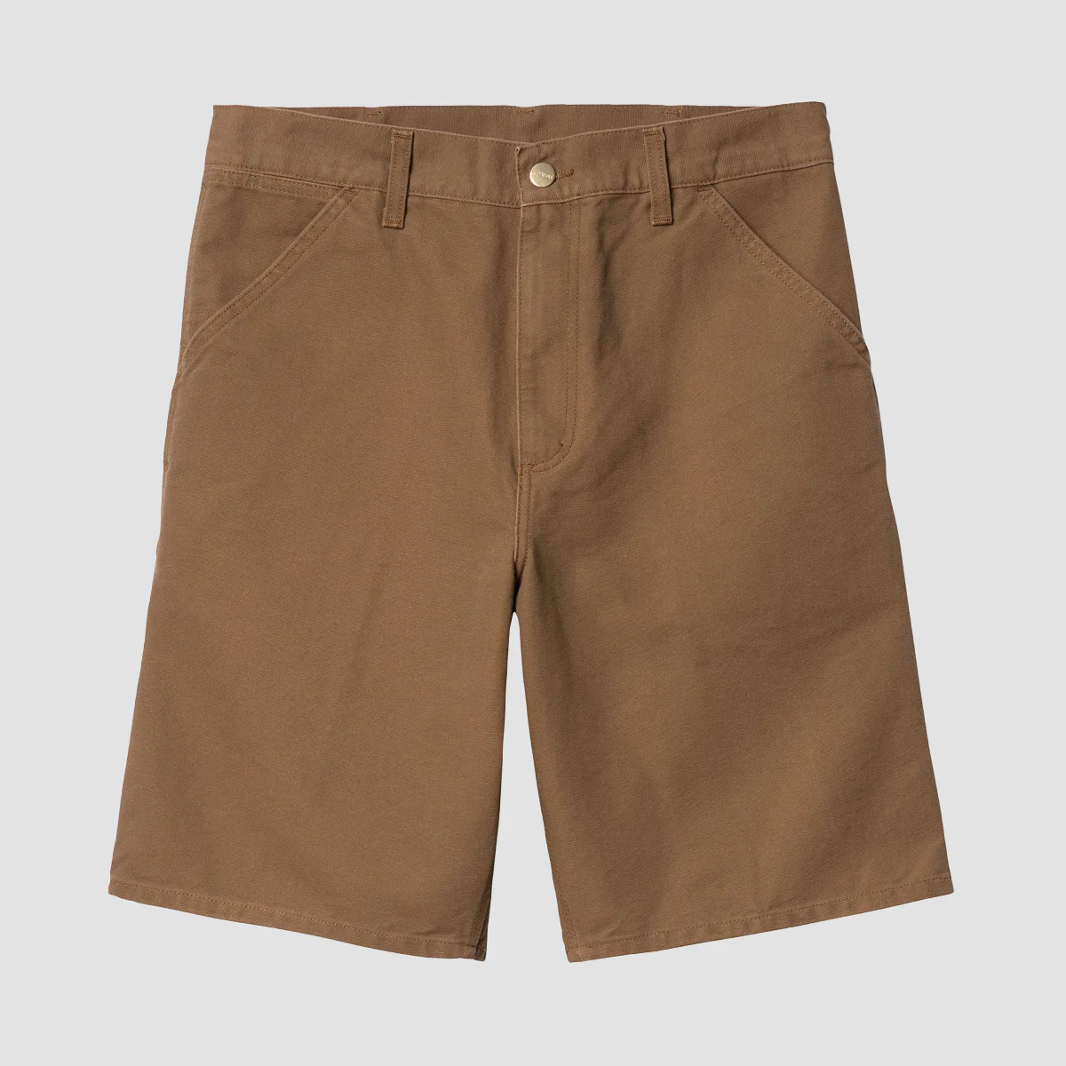 Carhartt WIP Single Knee Shorts Hamilton Brown Rinsed - Image 4