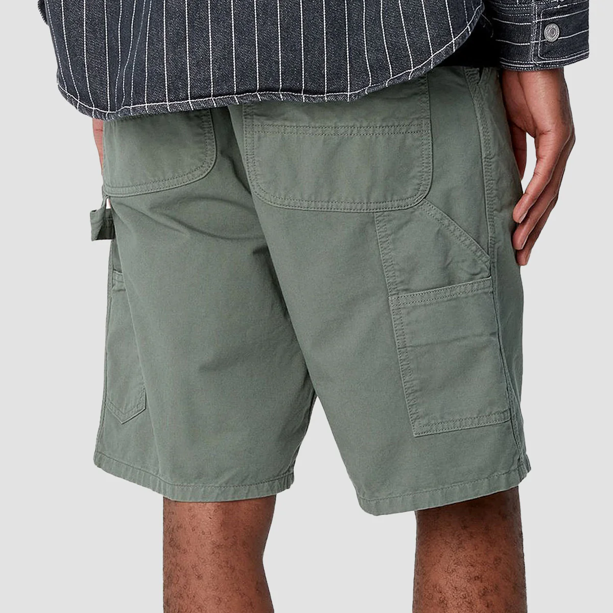 Carhartt WIP Single Knee Shorts Park Garment Dyed - Image 2