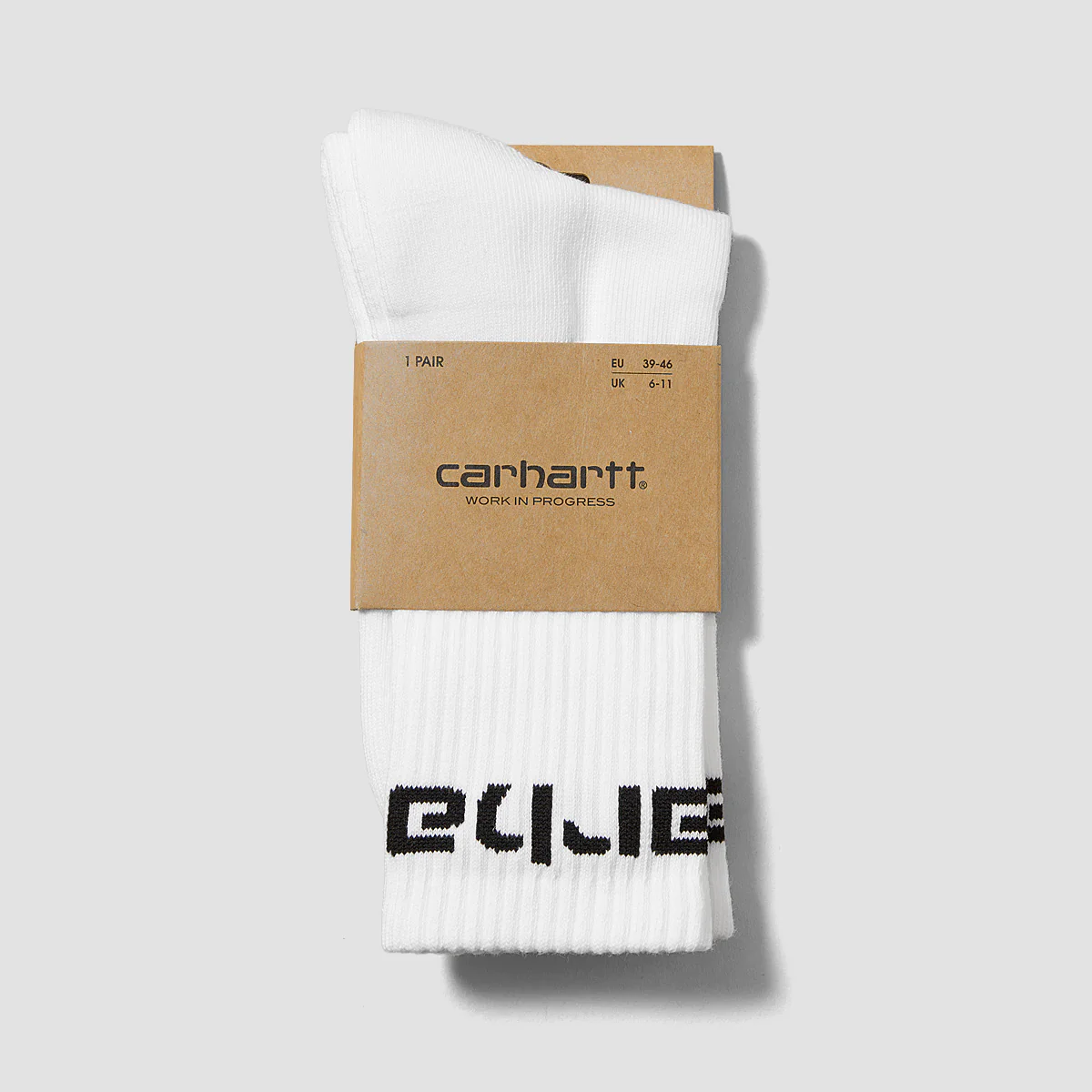 Carhartt WIP Socks White/Black - Image 2