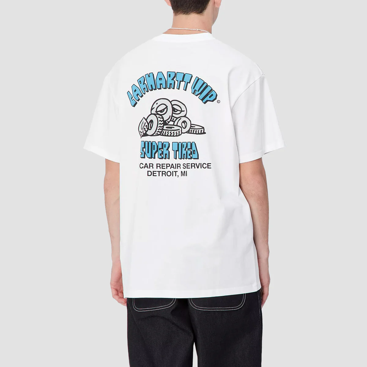 Carhartt WIP Super Tired T-Shirt White - Image 2