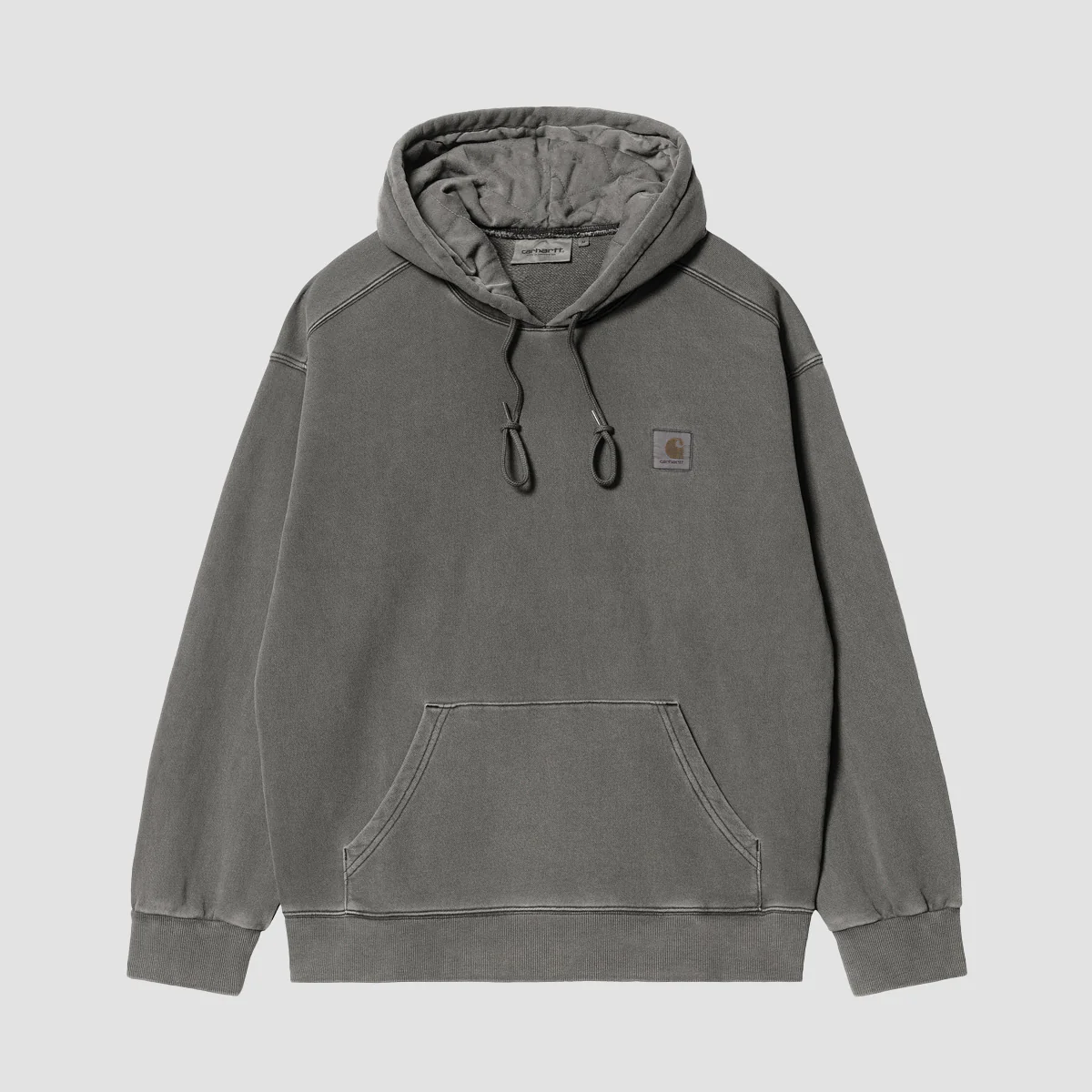 Carhartt WIP Vista Pullover Hoodie Graphite Garment Dyed - Image 3