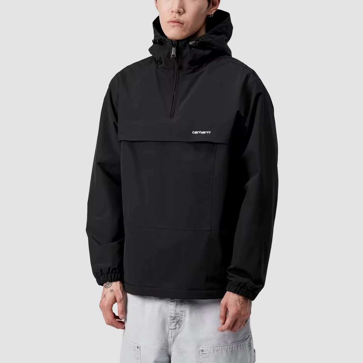 Carhartt WIP Windbreaker Pullover (Winter) Jacket Black/White