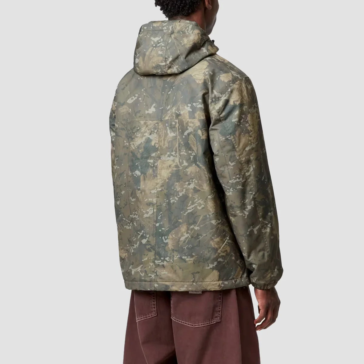 Carhartt WIP Windbreaker Pullover (Winter) Jacket Camo Combi/Green/Black - Image 2