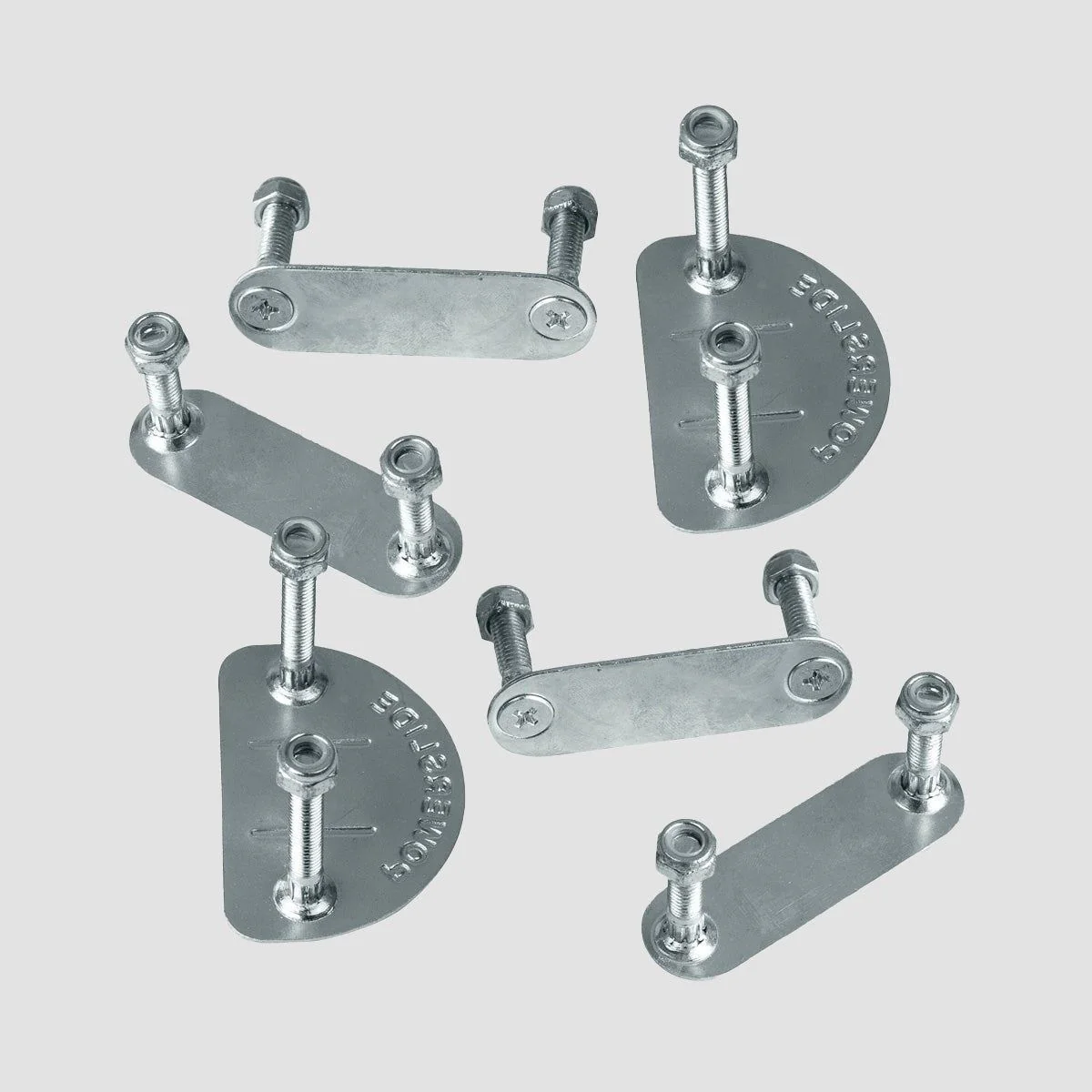 Chaya Standard Plate Mounting Set Shari Silver