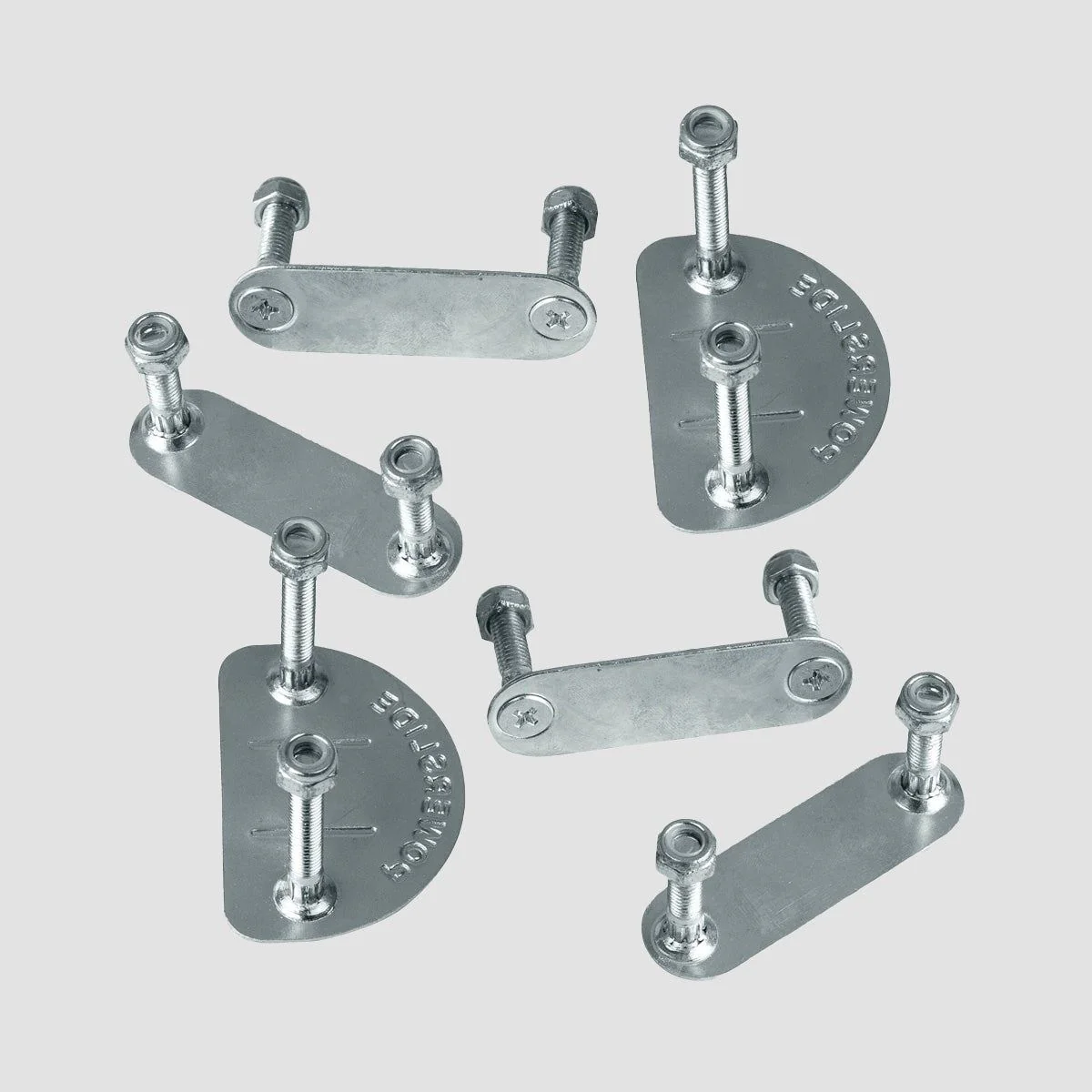 Chaya Standard Plate Mounting Set Shari Silver - Image 2