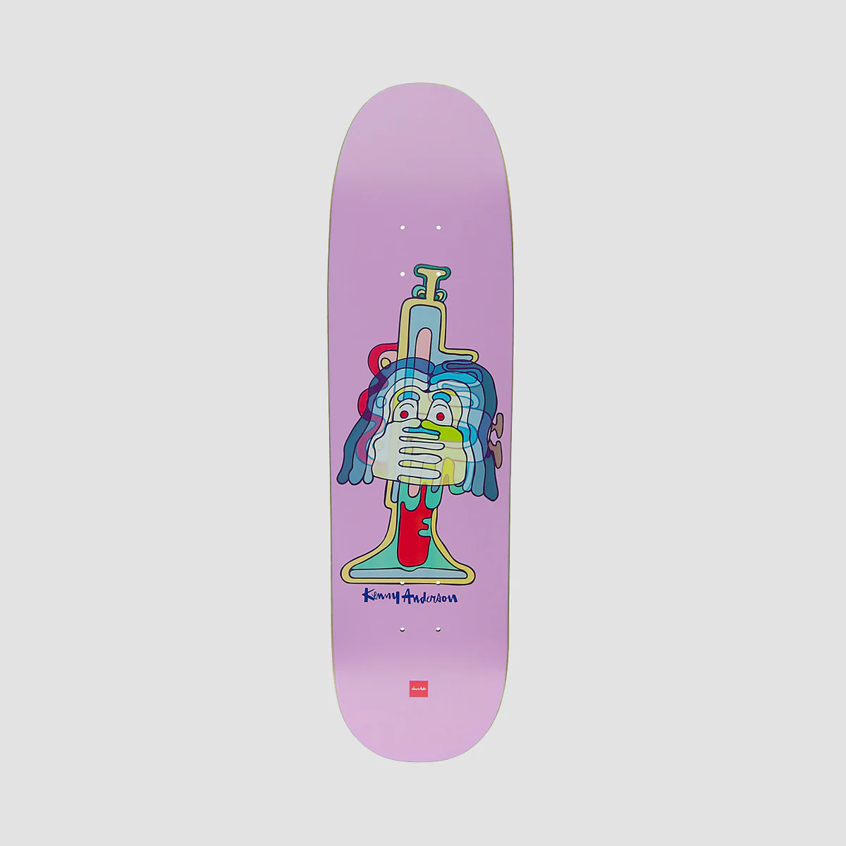 Chocolate Magic Trumpet Kenny Anderson Skidul Skateboard Deck - 8.5"