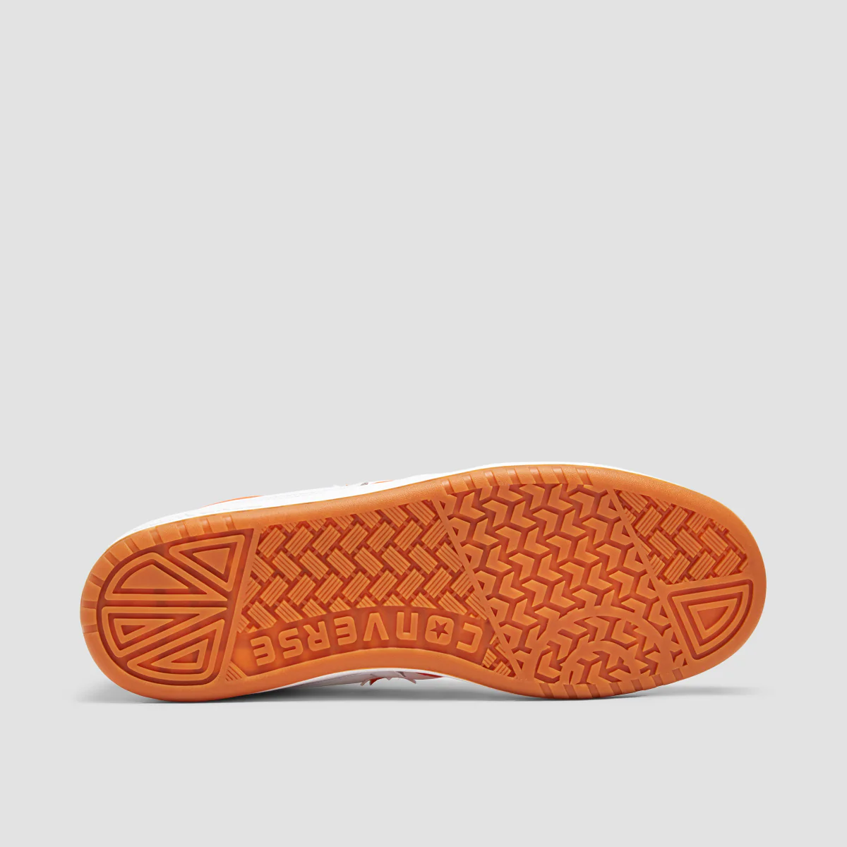Converse Fastbreak Pro Mid Top Shoes - White/Orange/White - Image 5