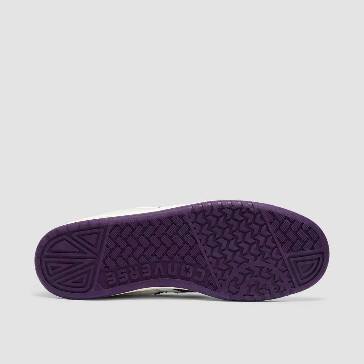 Converse Fastbreak Pro Mid Top Shoes - White/Vaporous Grey/Night Purple - Image 5