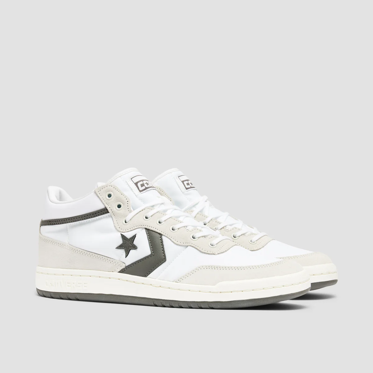 Converse Fastbreak Pro Mid Top Shoes - White/Vaporous Grey/Origin Story - Image 2