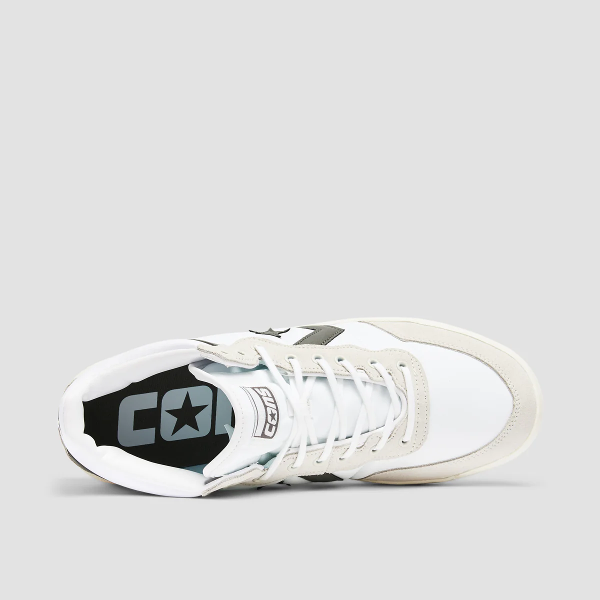 Converse Fastbreak Pro Mid Top Shoes - White/Vaporous Grey/Origin Story - Image 4