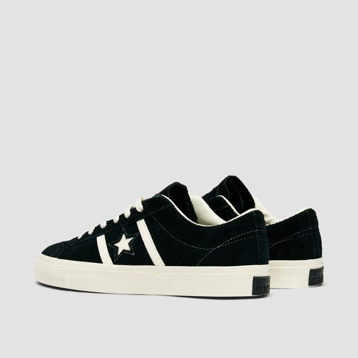 Converse One Star Academy Pro Shoes - Black/Egret/Egret - Image 3