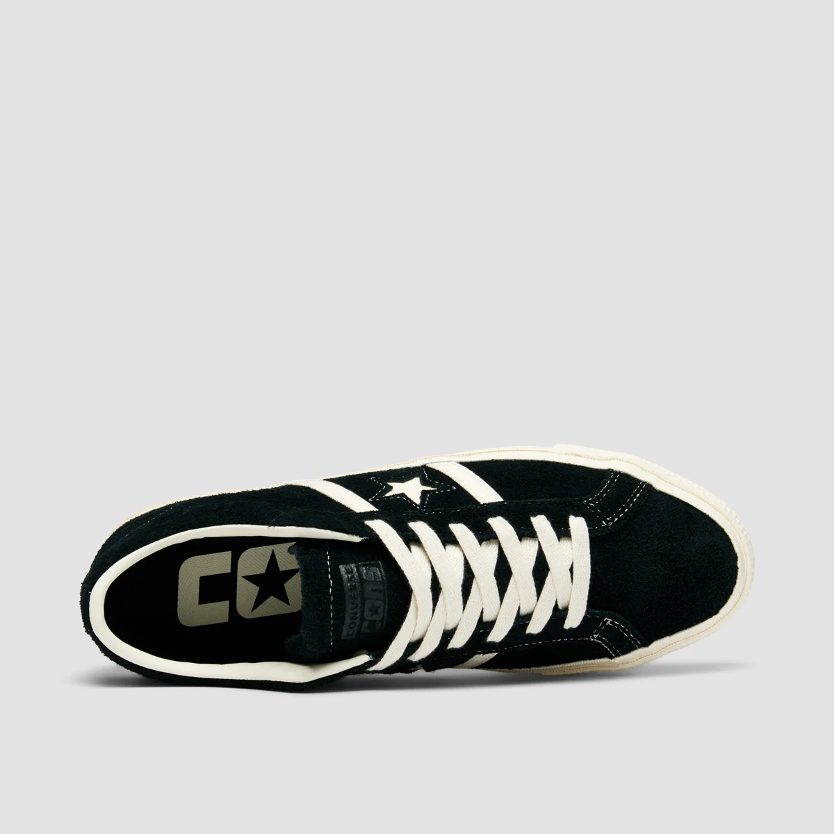 Converse One Star Academy Pro Shoes - Black/Egret/Egret - Image 4