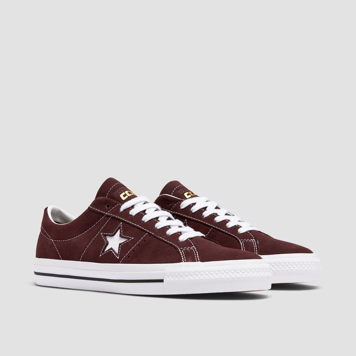 Converse One Star Pro Shoes - Bloodstone/White/Black - Image 2