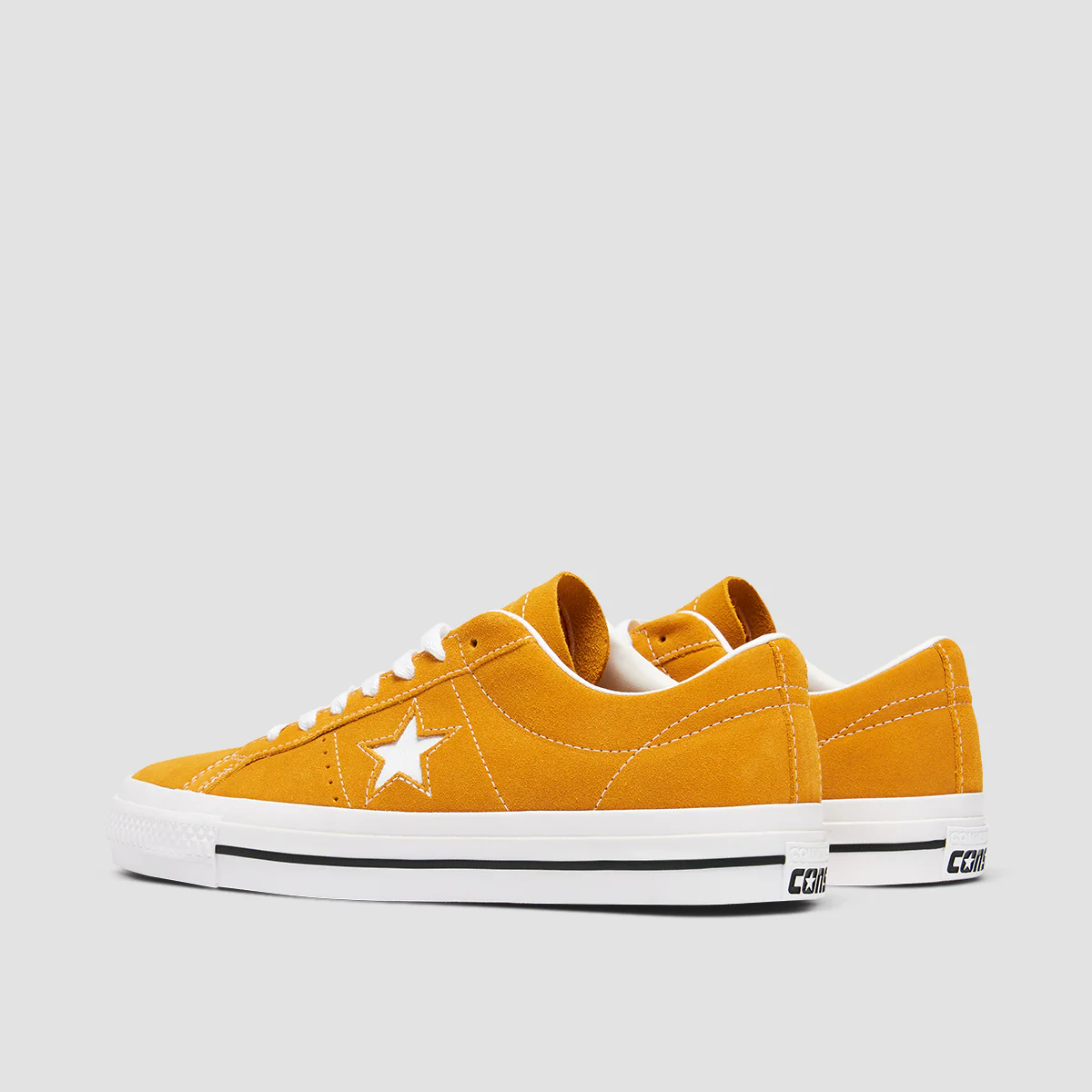 Converse One Star Pro Shoes - Sunflower Gold/White/Black - Image 3