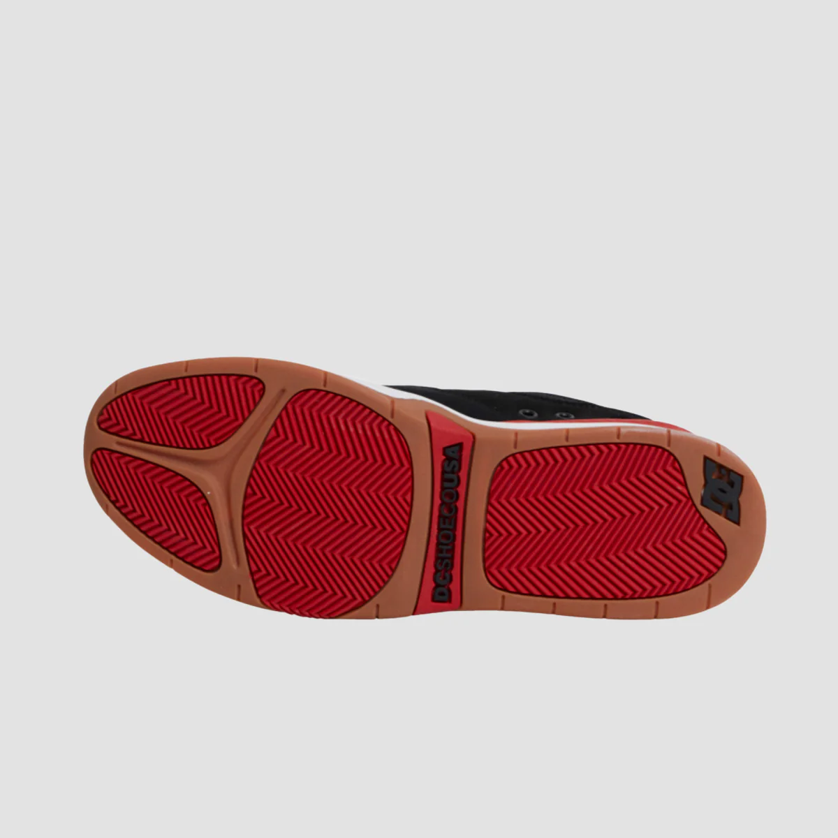 DC Ascend S Shoes - Black/Red/Black - Image 3