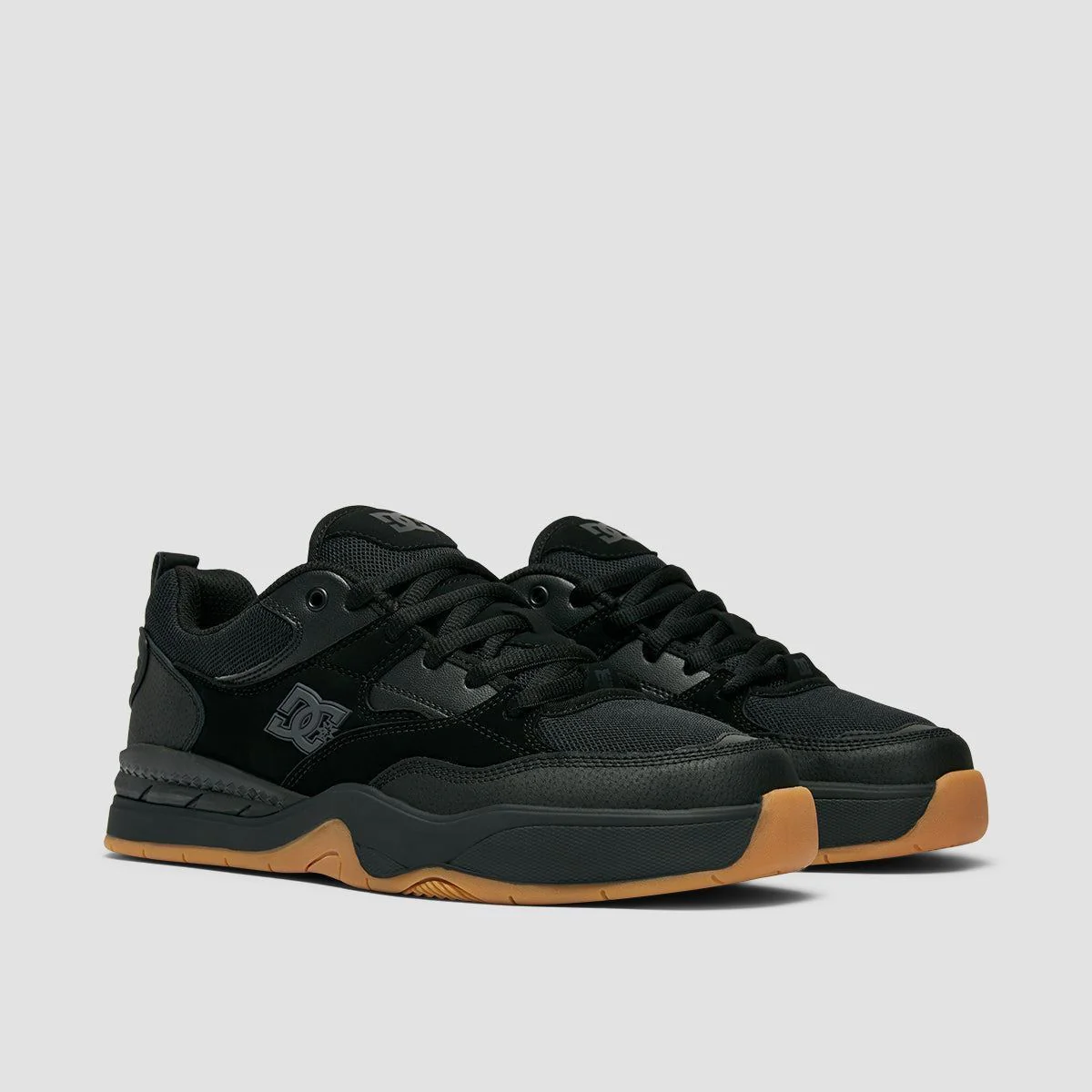 DC Ascend Shoes - Black/Black/Gum - Image 2