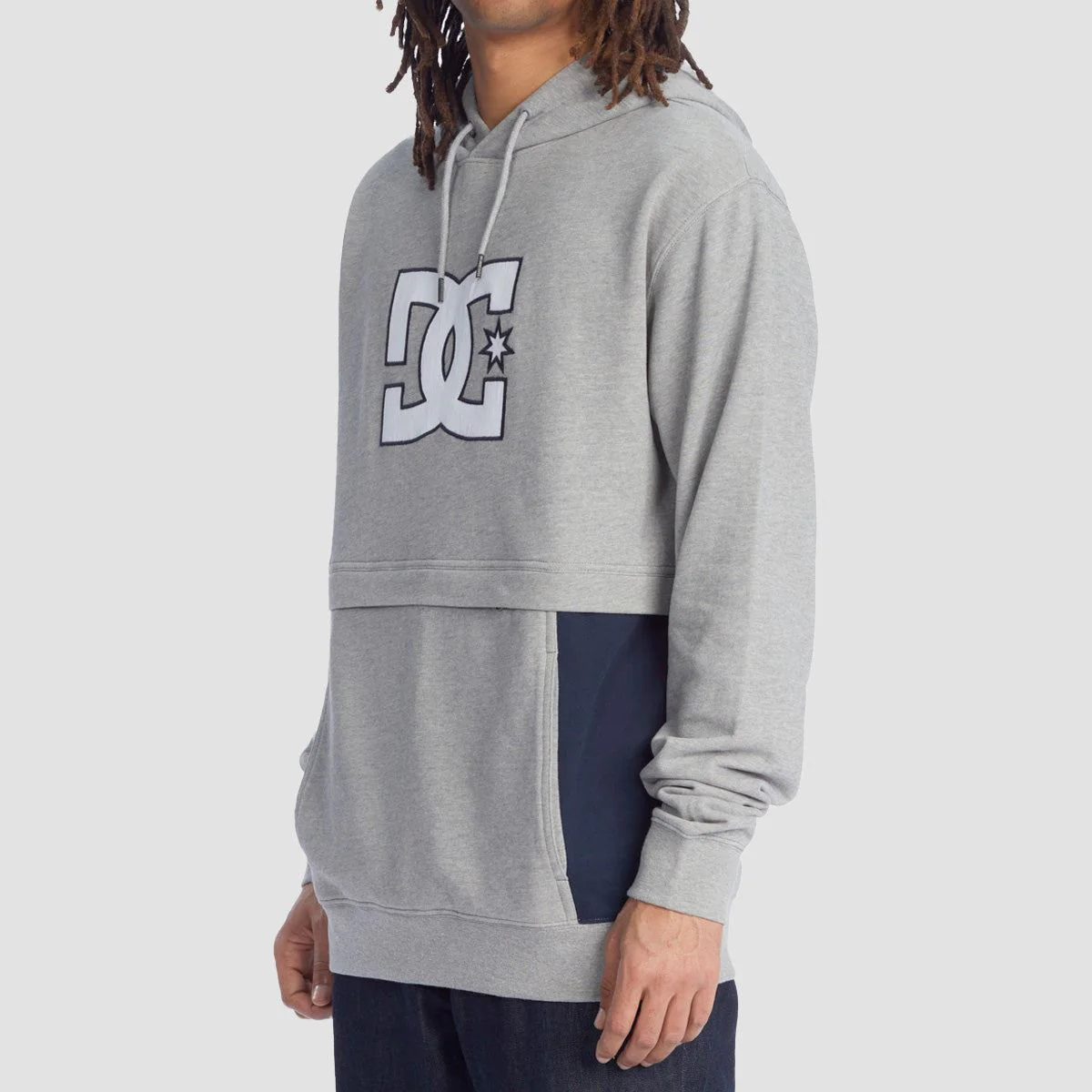DC Bandwidth Pullover Hoodie Heather Grey - Image 2