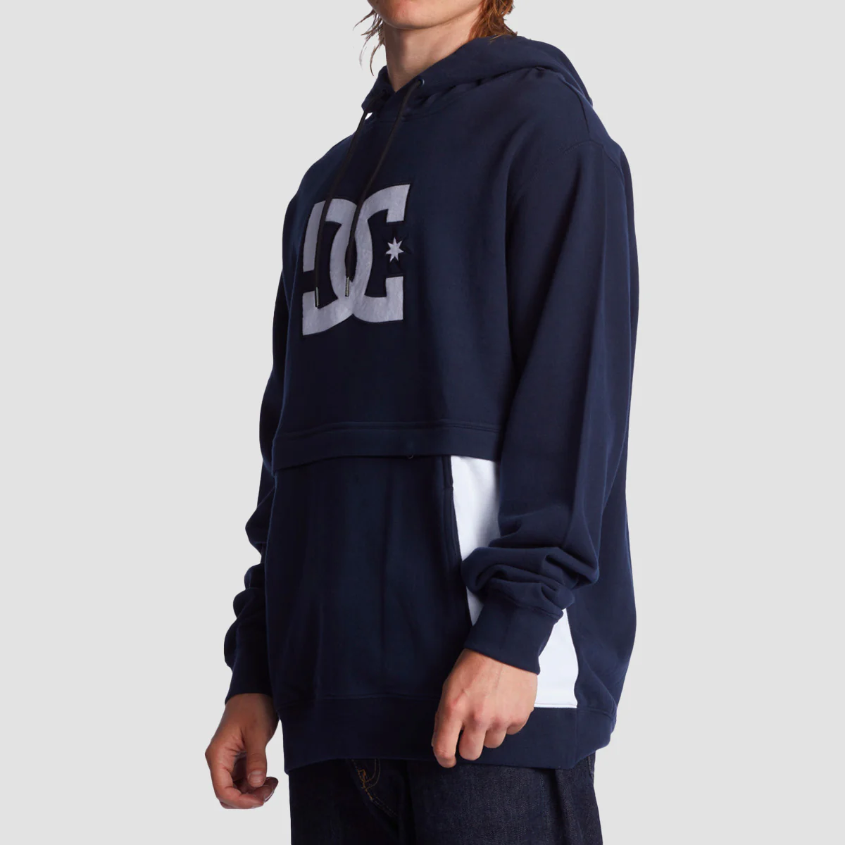 DC Bandwidth Pullover Hoodie Navy Blazer - Image 2