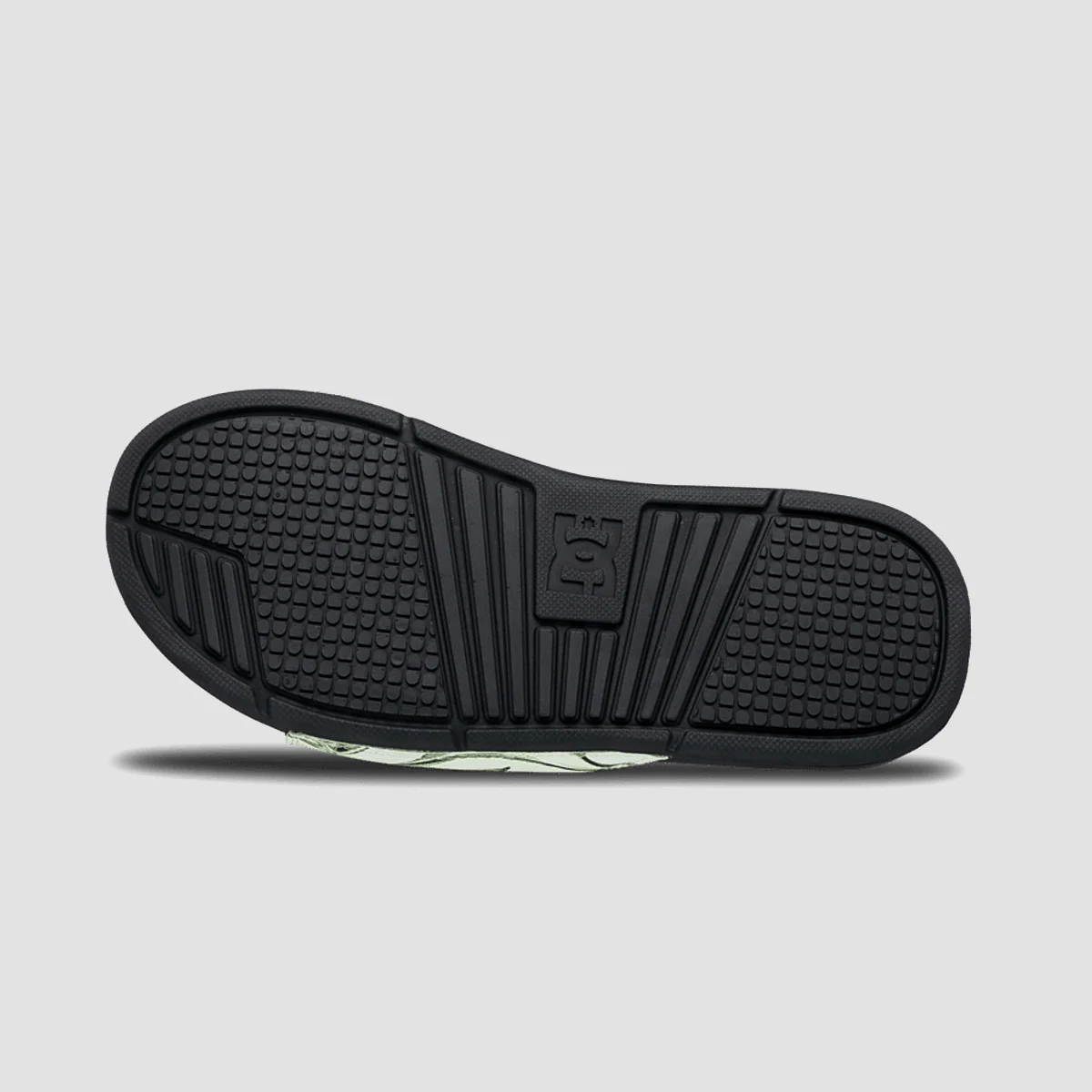 DC Bolsa Slide Sandals - Liquid Fuego White - Image 3