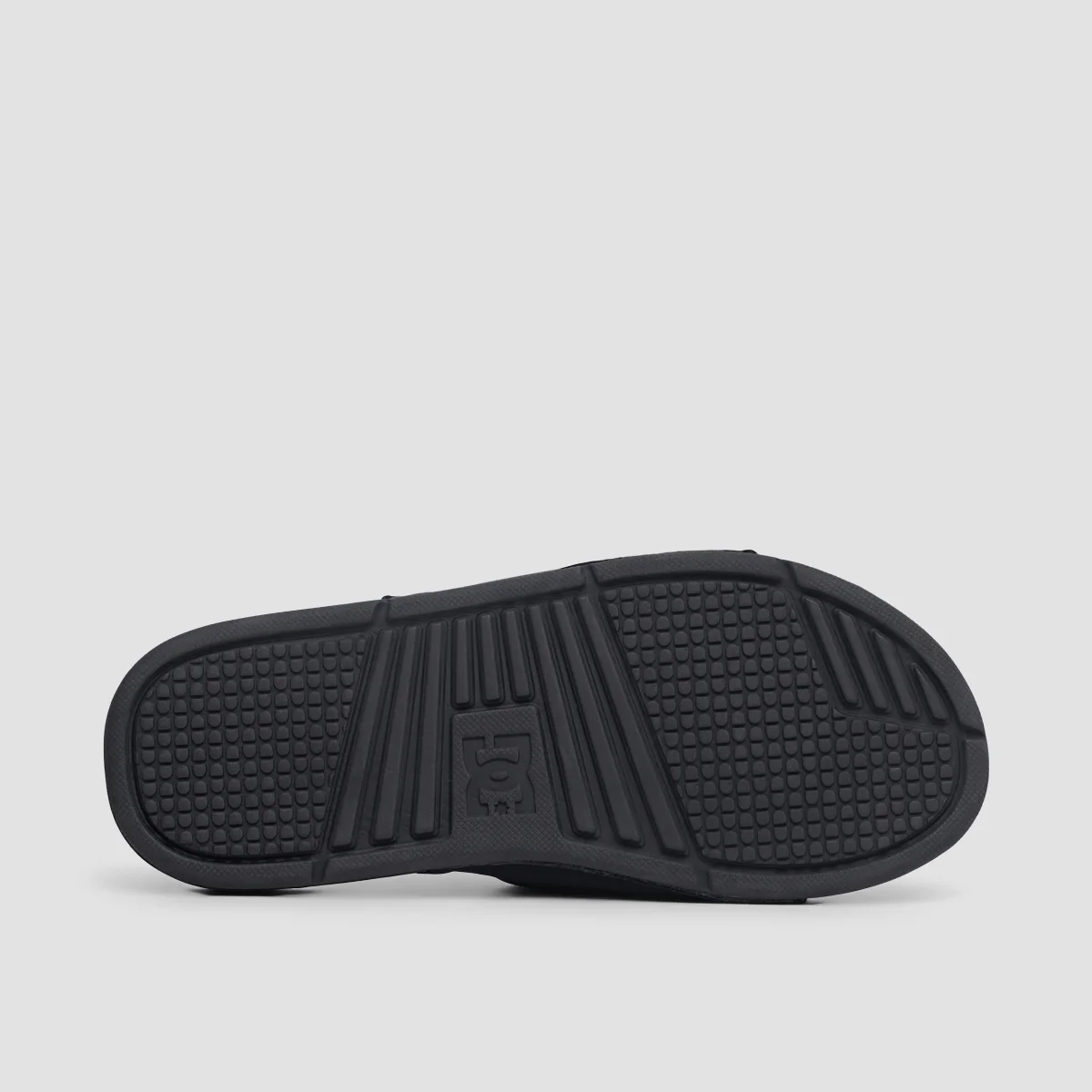 DC Bolsa Slides Black/Black/Red - Image 5