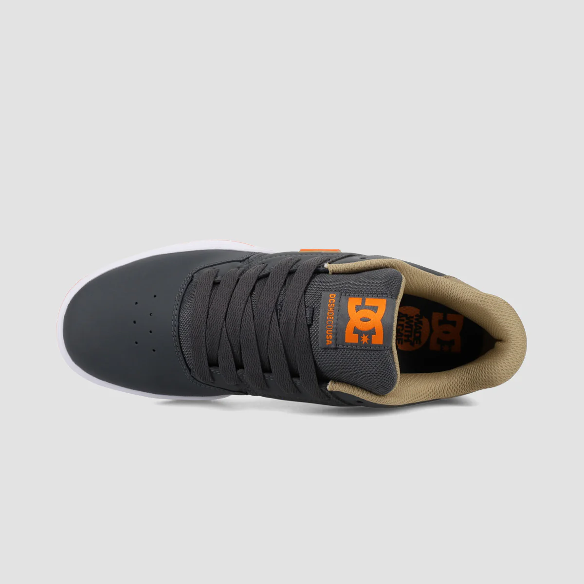 DC Central Shoes - Grey/Tan/Orange - Image 2