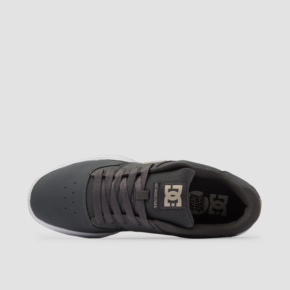 DC Central Shoes - Grey/White/Grey - Image 4