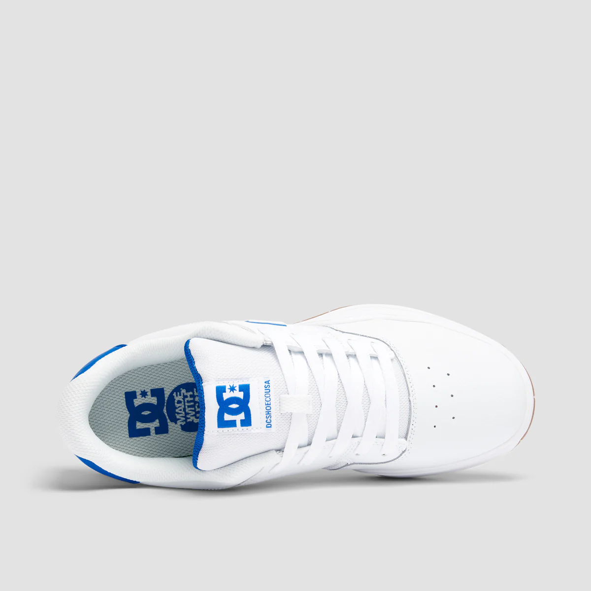 DC Central Shoes - White/Blue - Image 4