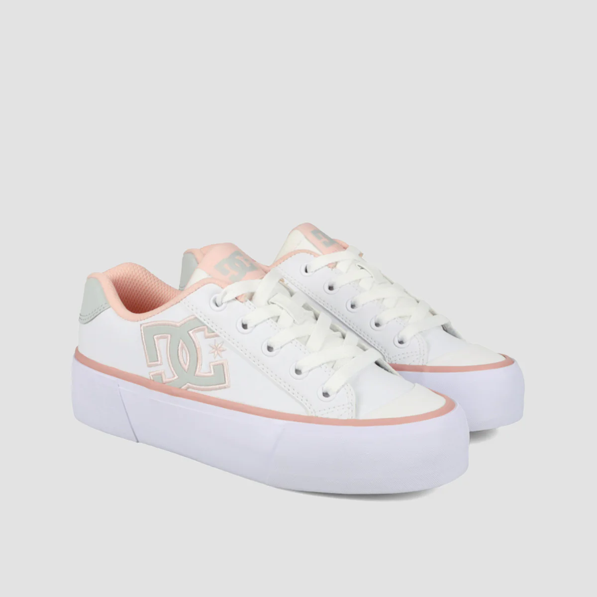 DC Chelsea Platform Shoes - Grey/Blushing Bride - Womens - Image 2