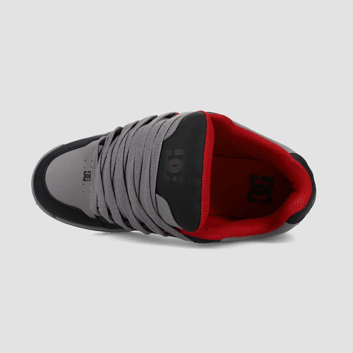 DC Coiler Shoes - Dark Grey/Grey/Red - Image 2