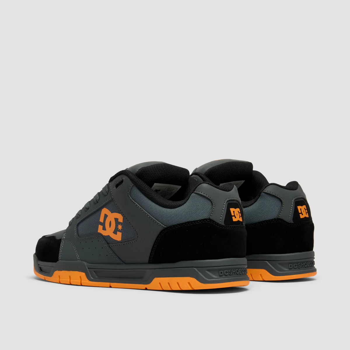 DC Coiler Shoes - Grey/Black/Orange - Image 3