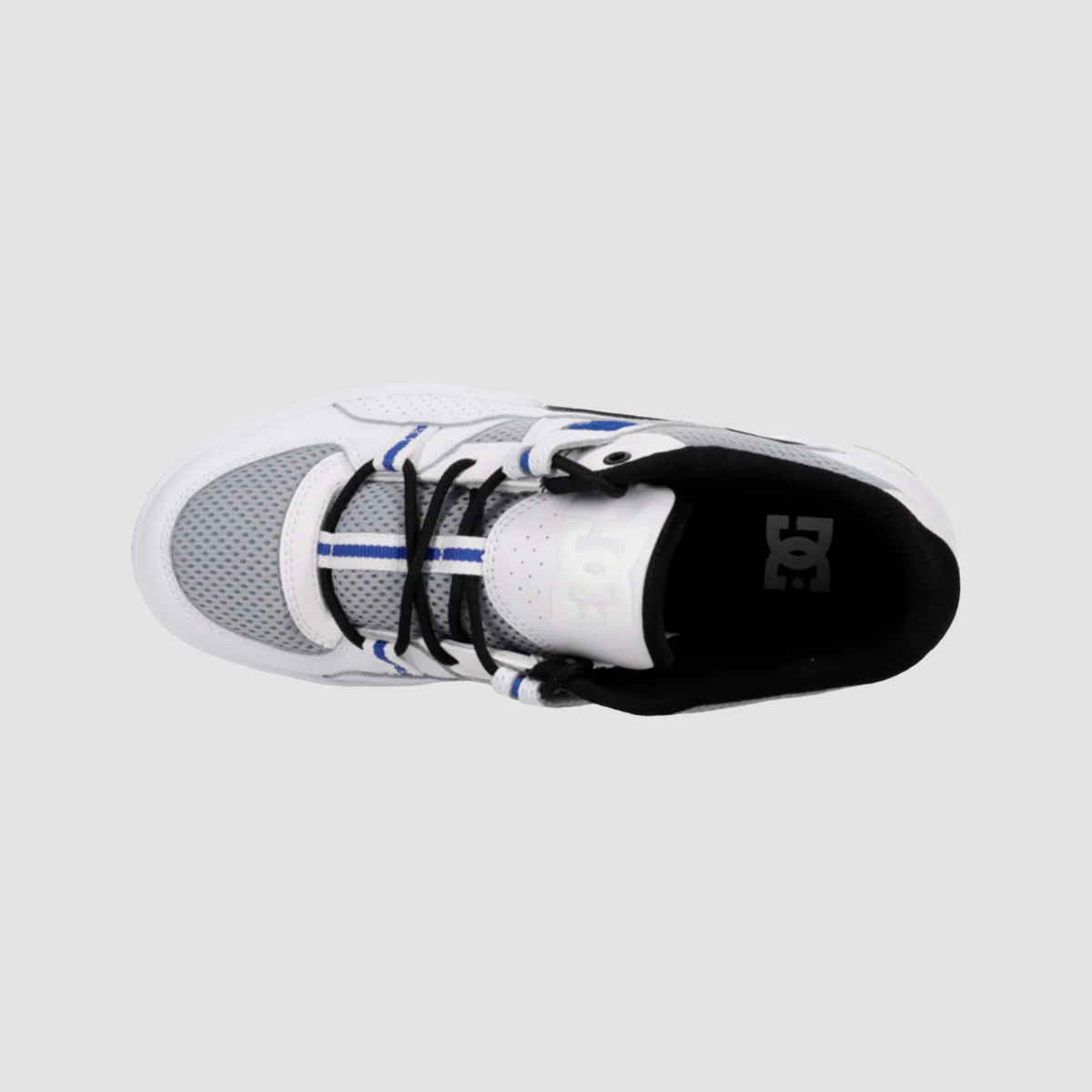 DC Construct Shoes - White/Grey/Blue - Image 2
