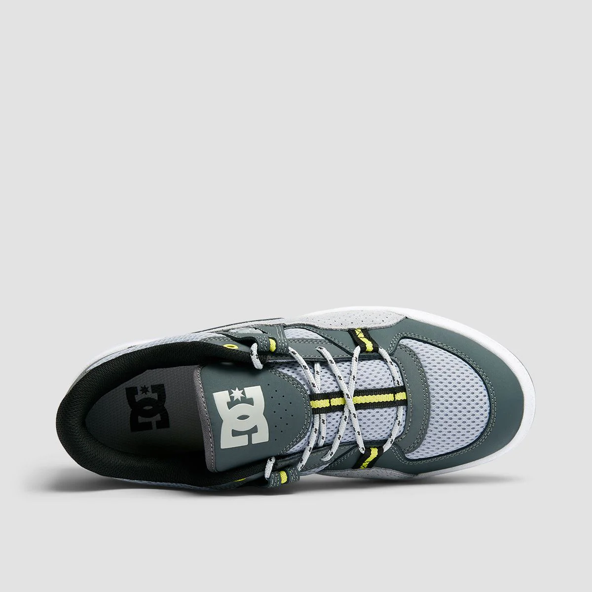 DC Construct Shoes - White/Grey/Yellow - Image 4