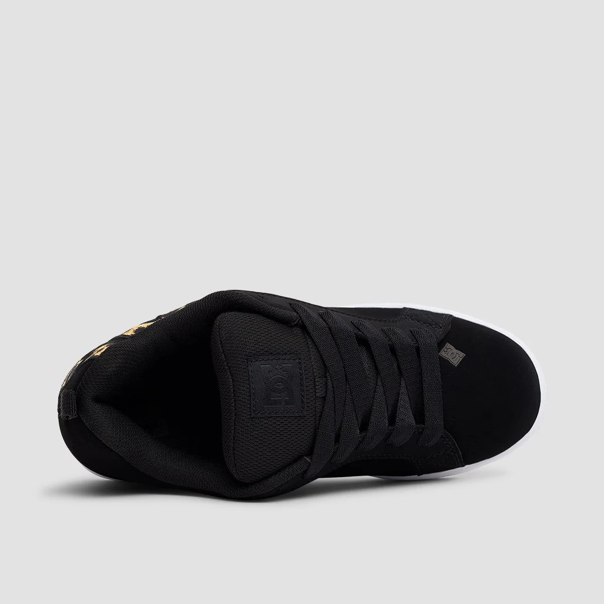 DC Court Graffik Shoes - Black/M Gold - Womens - Image 4
