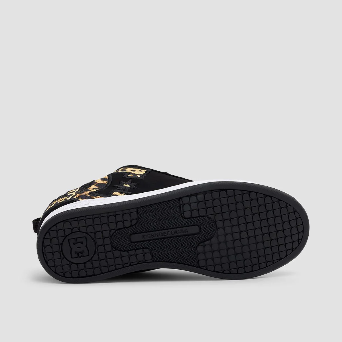 DC Court Graffik Shoes - Black/M Gold - Womens - Image 5