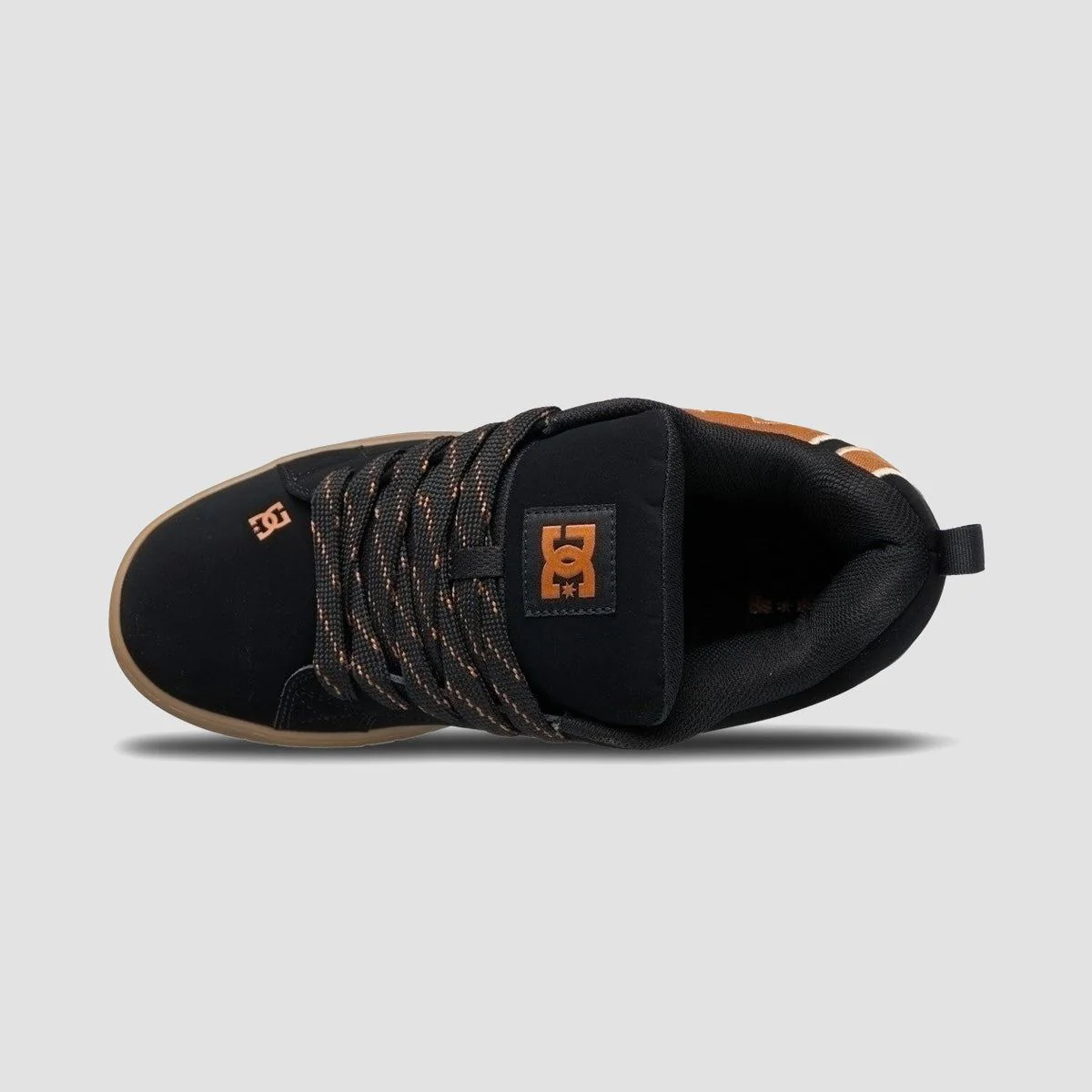 DC Court Graffik Shoes - Black/Brown/Gum - Image 3