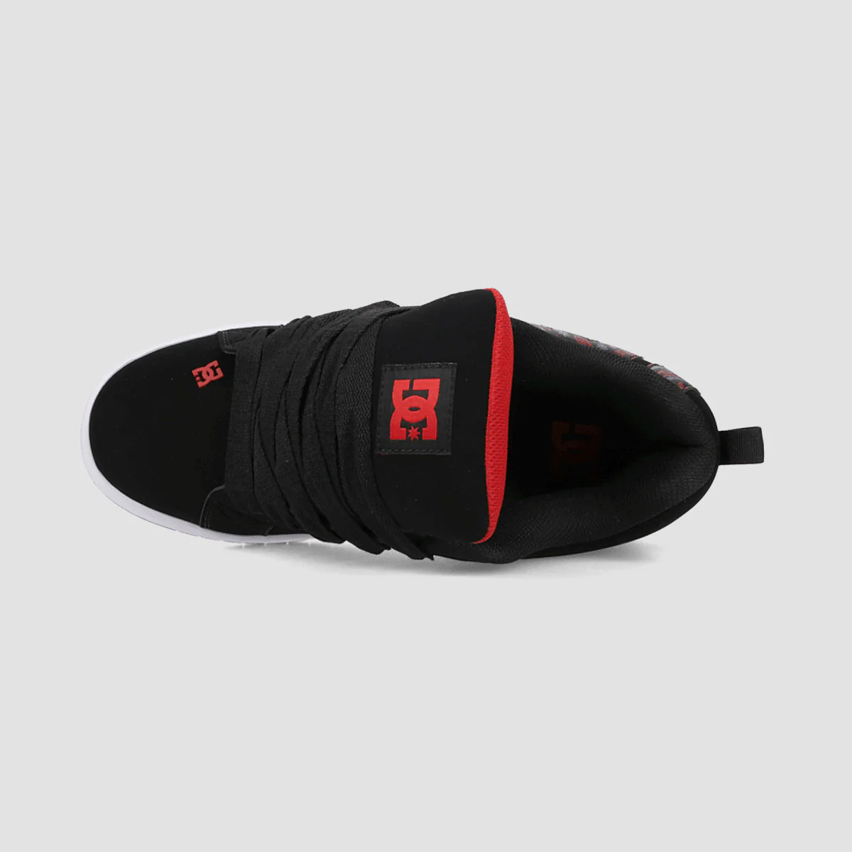 DC Court Graffik Shoes - Black/Grey/Red - Image 2