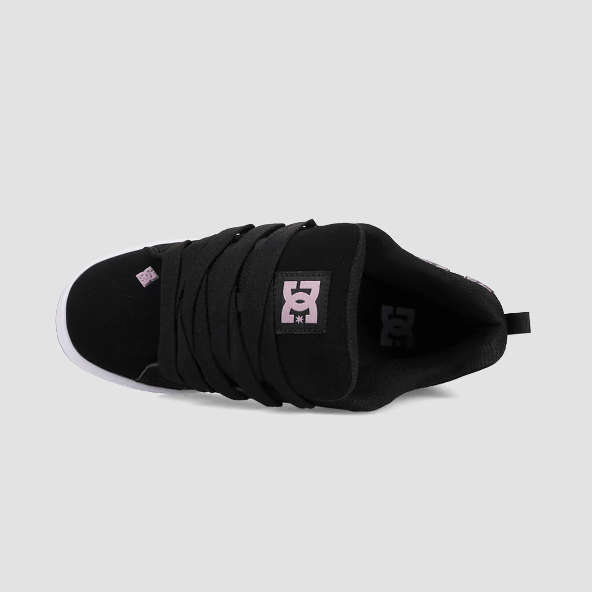 DC Court Graffik Shoes - Black/Lavender - Womens - Image 2