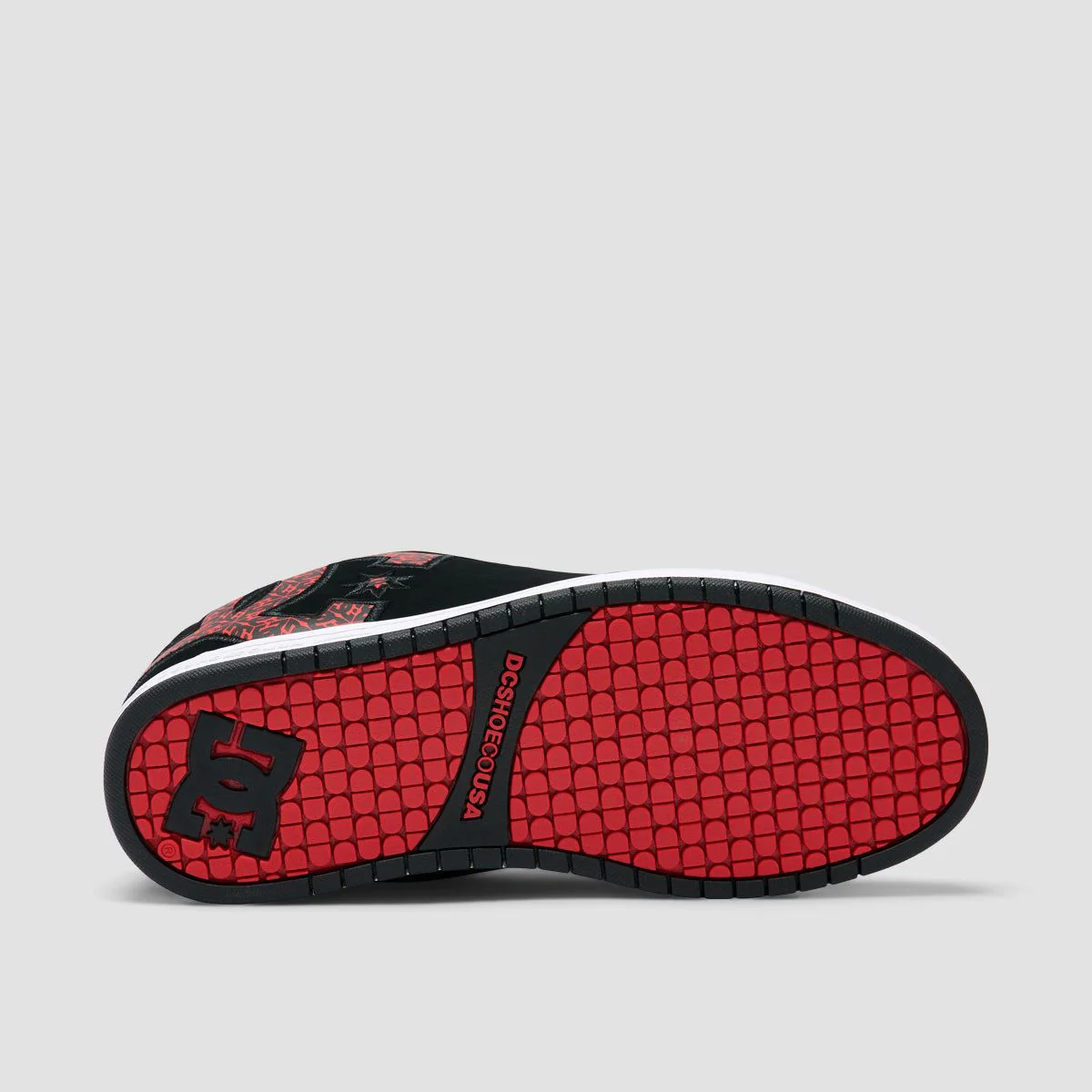 DC Court Graffik Shoes - Black/White/Red - Image 5