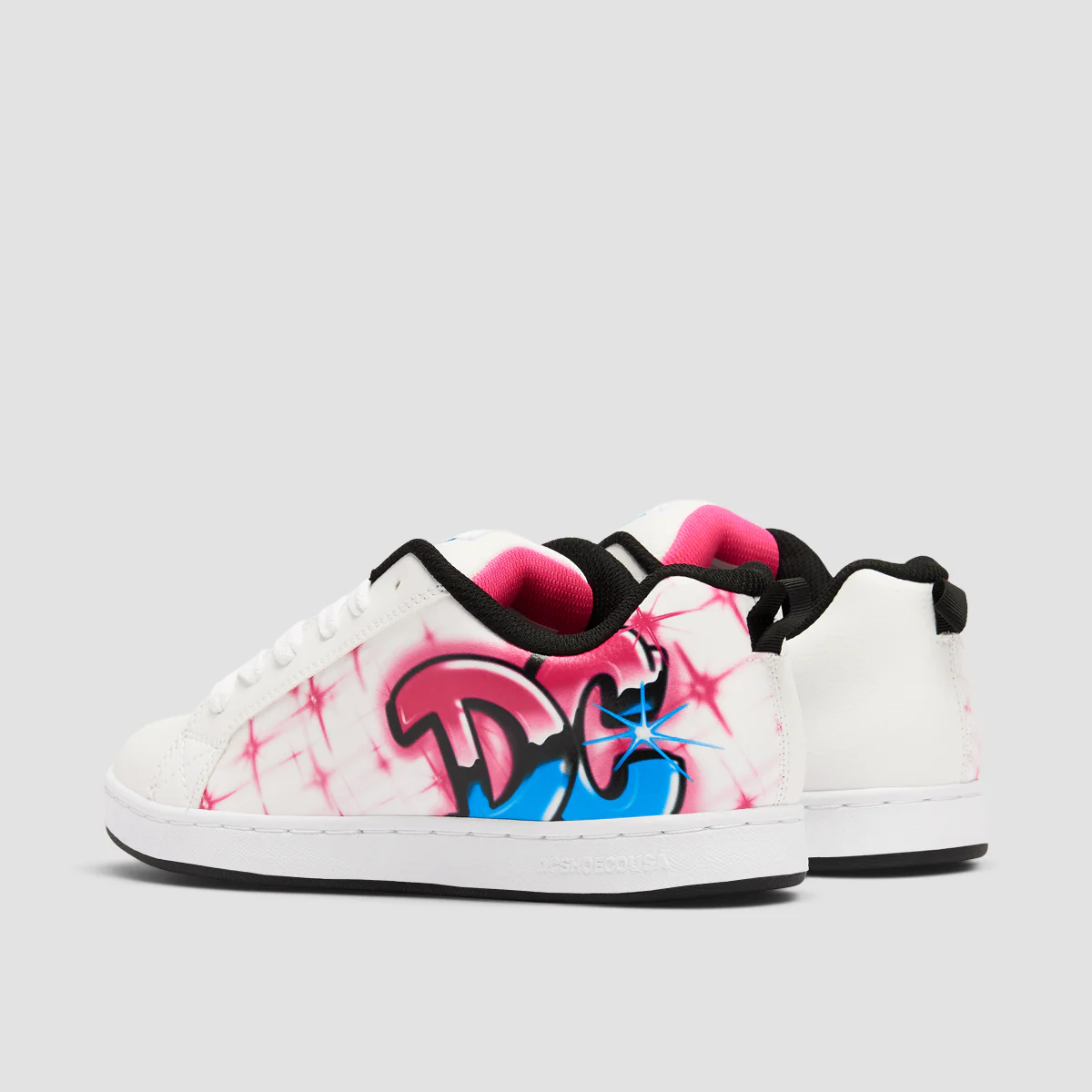 DC Court Graffik Shoes - Bright Rose - Womens - Image 3