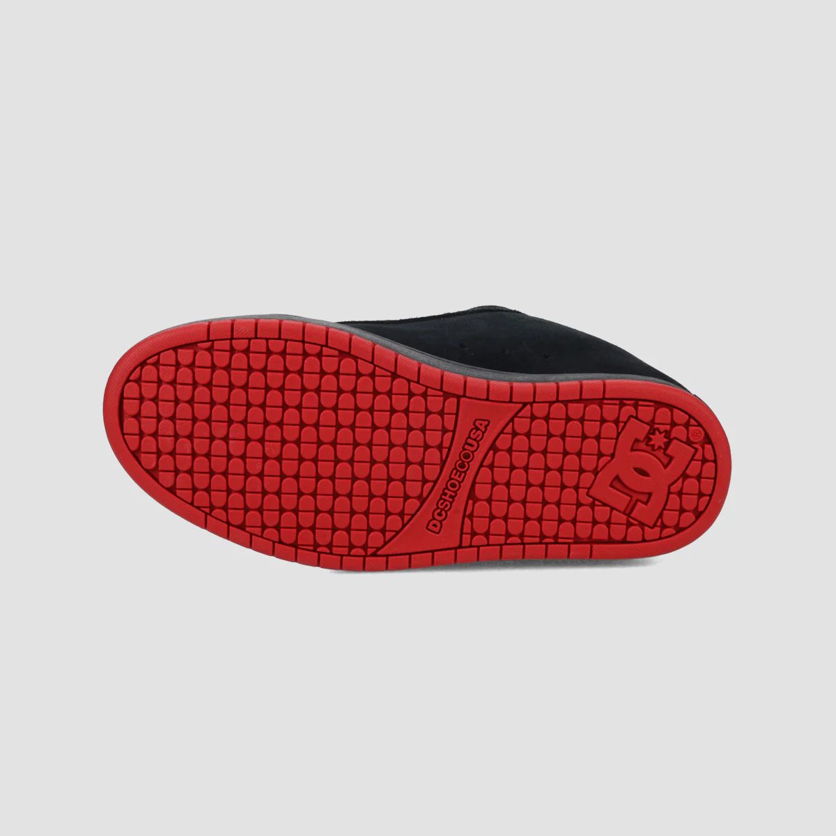 DC Court Graffik Shoes - Dark Grey/Red - Image 4