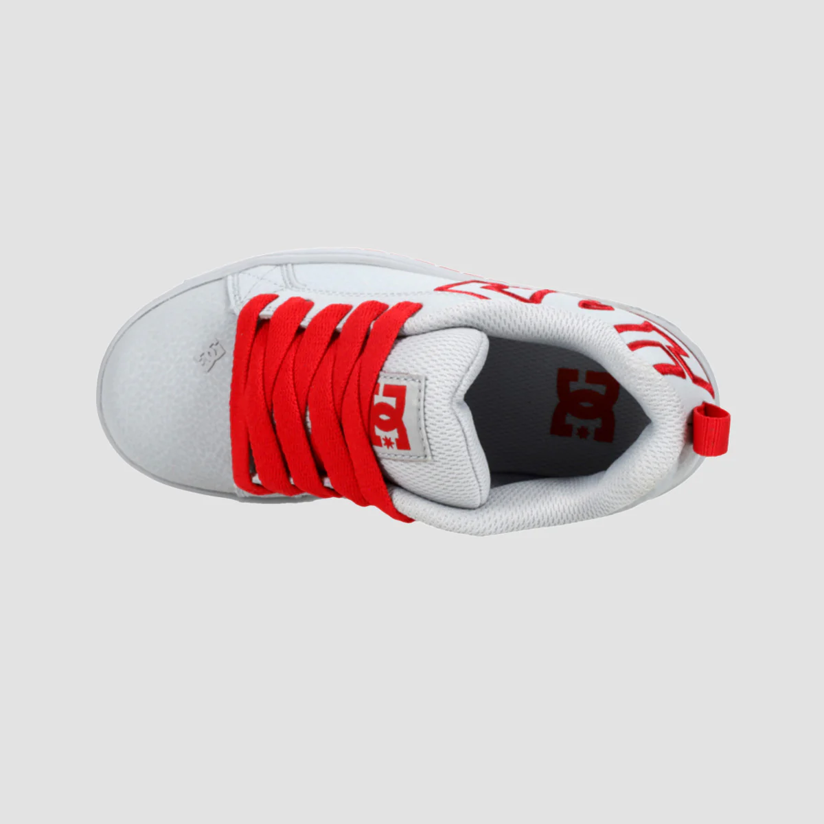 DC Court Graffik Shoes - Grey/Grey/Red - Kids - Image 2